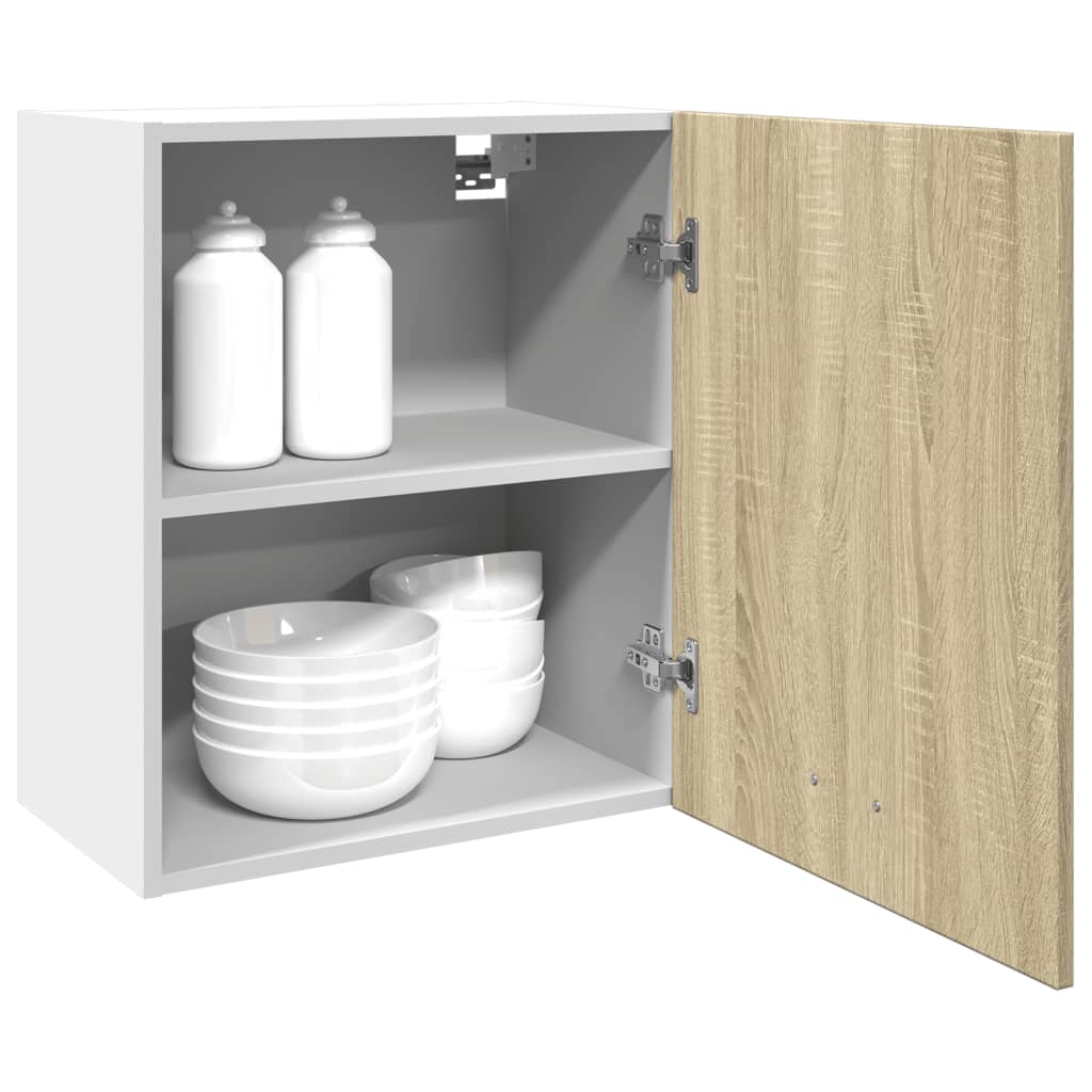 Wandschrank Lyon Sonoma-Eiche 50x31x60 cm Holzwerkstoff - Premium Küchenschränke - Just €63.79! Shop now at homesales4u
