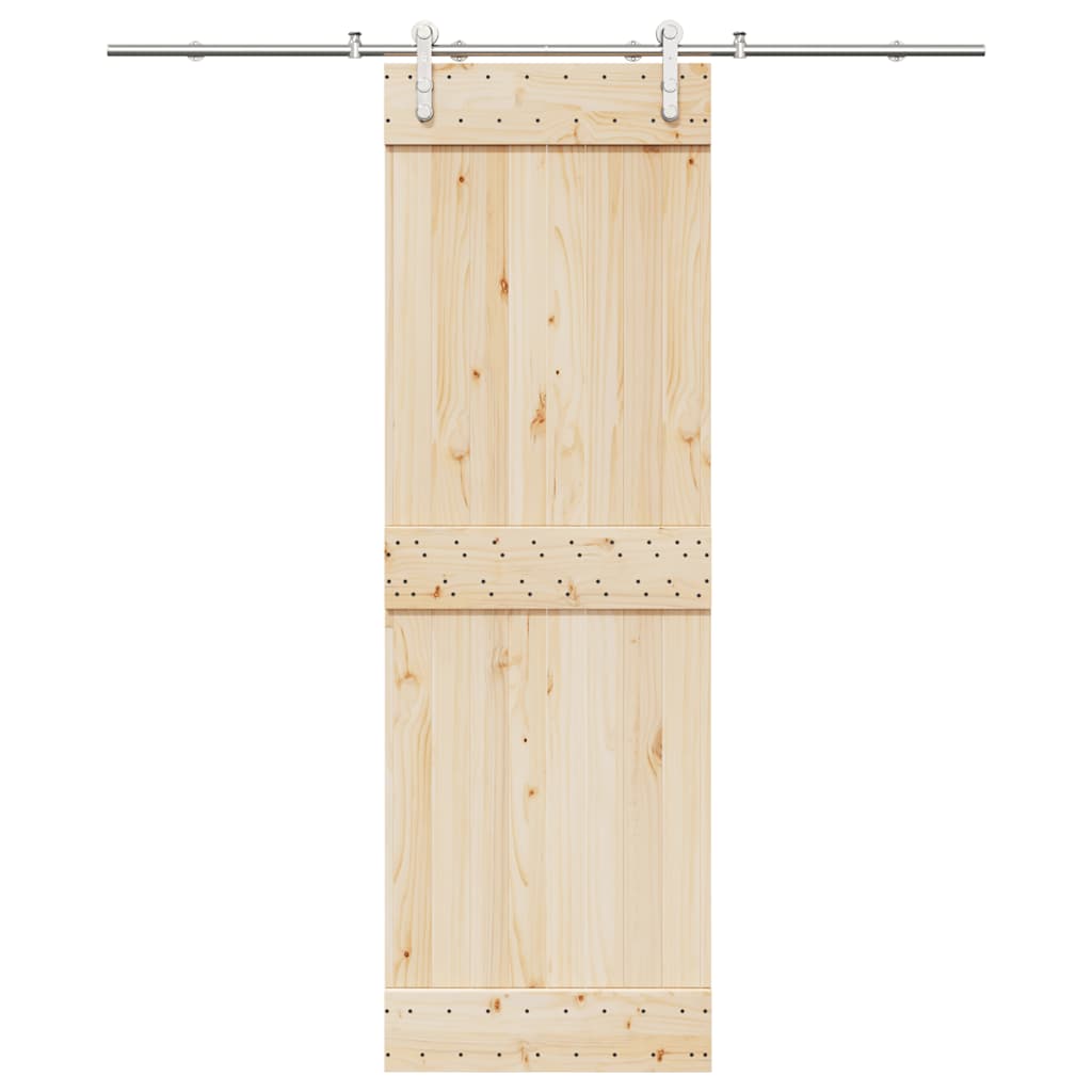 Schiebetür-Beschlagsatz 200 cm Edelstahl Silbern - Premium Türbeschläge & -klingeln - Just €117.64! Shop now at homesales4u
