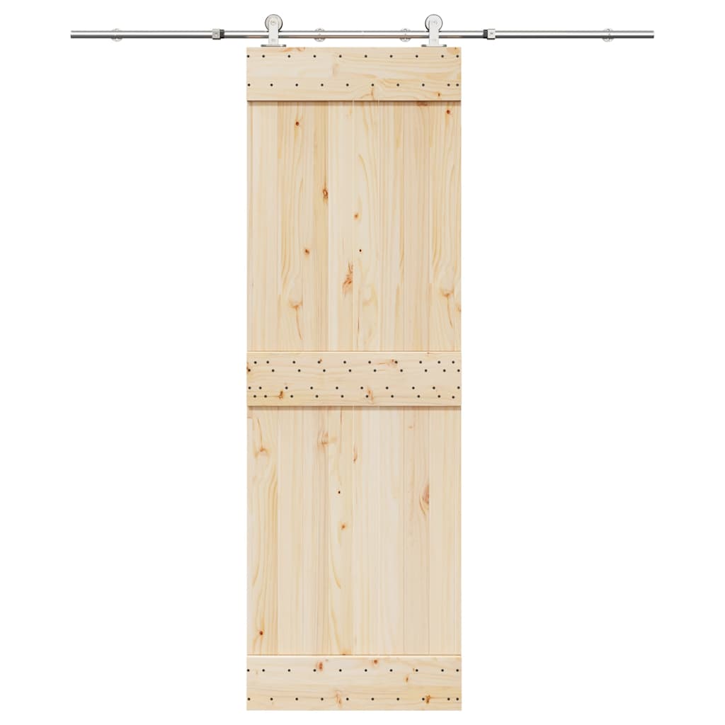 Schiebetür-Beschlagsatz 183 cm Edelstahl Silbern - Premium Türbeschläge & -klingeln - Just €88.29! Shop now at homesales4u