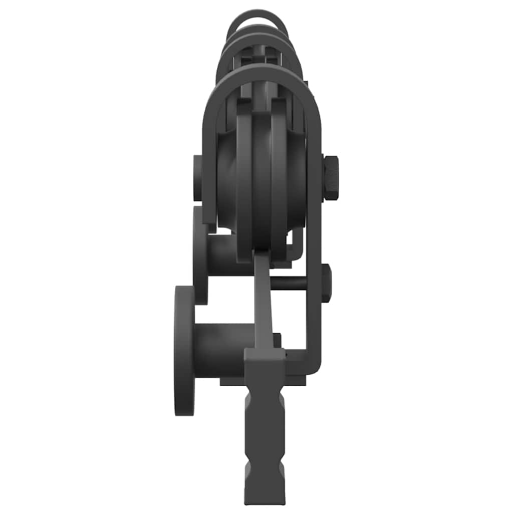 Schiebetürbeschlag-Set 200 cm Stahl Schwarz - Premium Türbeschläge & -klingeln - Just €151.18! Shop now at homesales4u