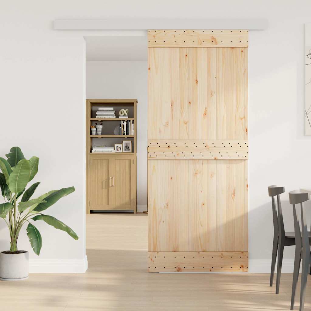 Schiebetürbeschlag-Set 183 cm Aluminiumlegierung Silbern - Premium Türbeschläge & -klingeln - Just €59.11! Shop now at homesales4u