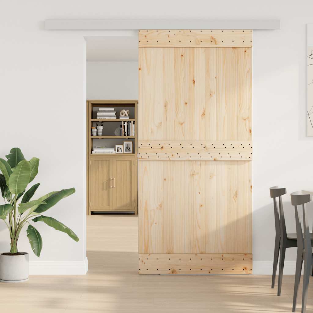 Schiebetürbeschlag-Set 200 cm Aluminiumlegierung Silbern - Premium Türbeschläge & -klingeln - Just €62.68! Shop now at homesales4u
