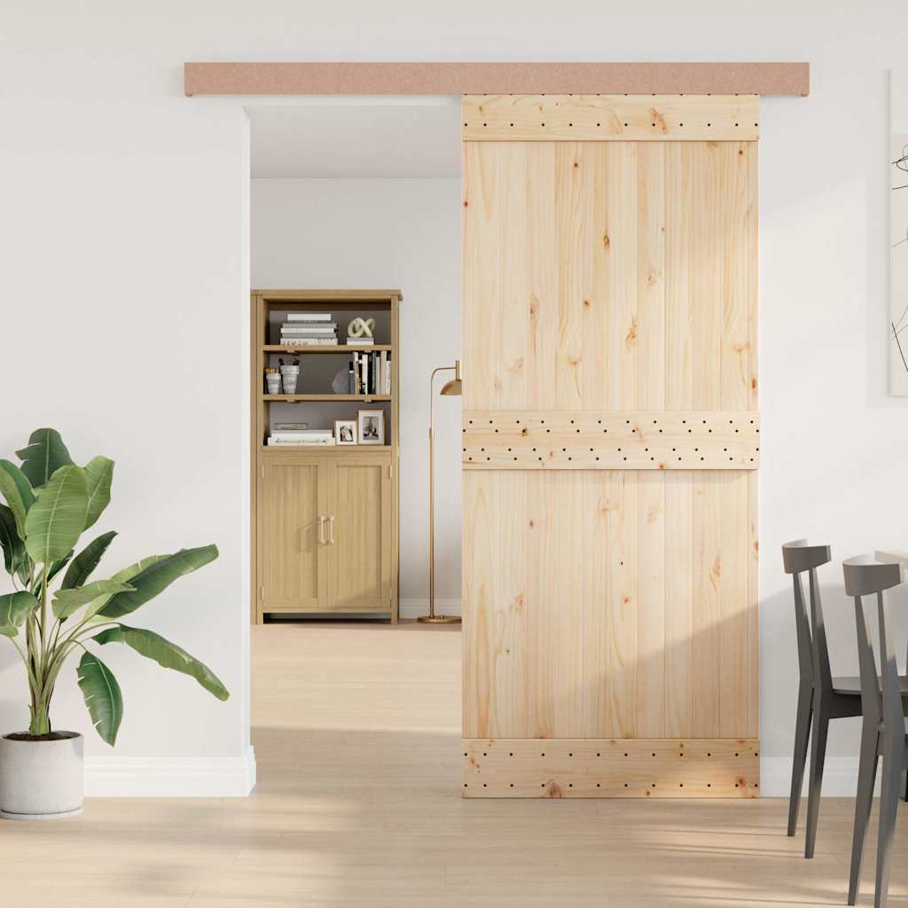 Schiebetürbeschlag-Set 183 cm Aluminiumlegierung Silbern - Premium Türbeschläge & -klingeln - Just €54.58! Shop now at homesales4u