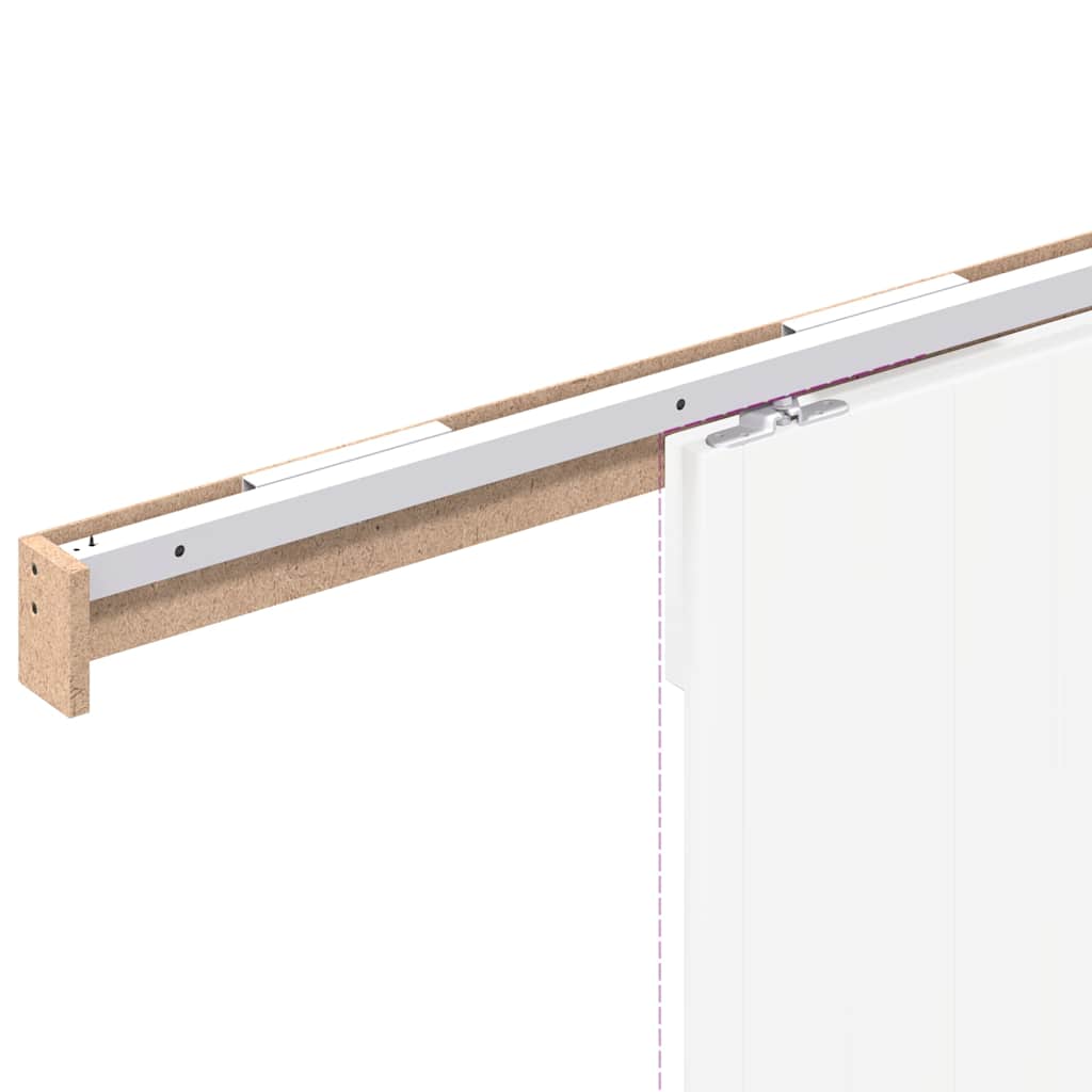 Schiebetürbeschlag-Set 183 cm Aluminiumlegierung Silbern - Premium Türbeschläge & -klingeln - Just €54.58! Shop now at homesales4u