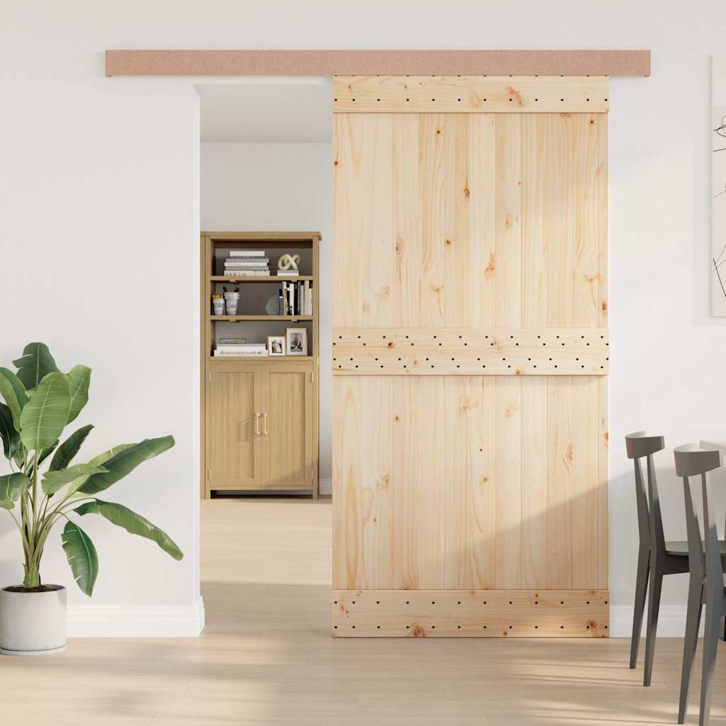 Schiebetürbeschlag-Set 200 cm Aluminiumlegierung Silbern - Premium Türbeschläge & -klingeln - Just €56.38! Shop now at homesales4u
