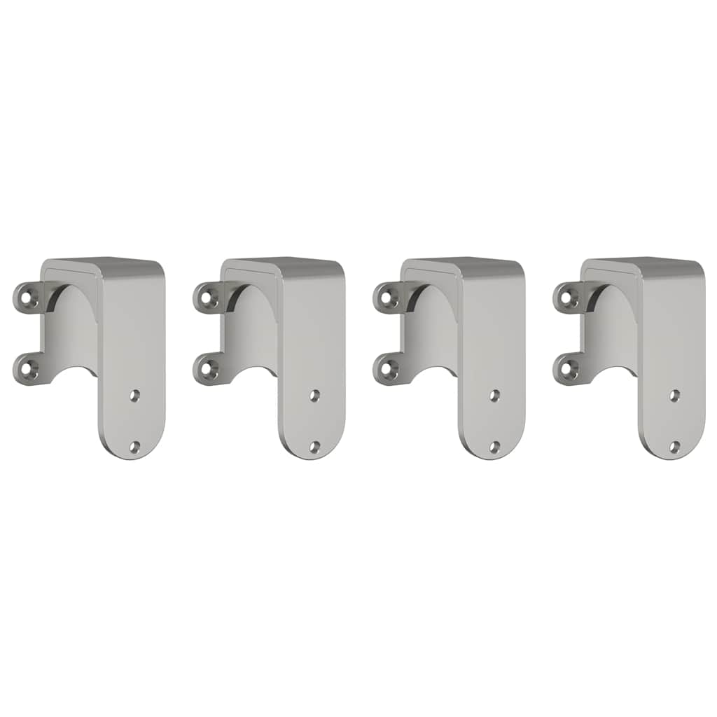 Scheunentür-Bypass-Halterungen für Rundschienen 4Stk. Edelstahl - Premium Türbeschläge & -klingeln - Just €87.73! Shop now at homesales4u