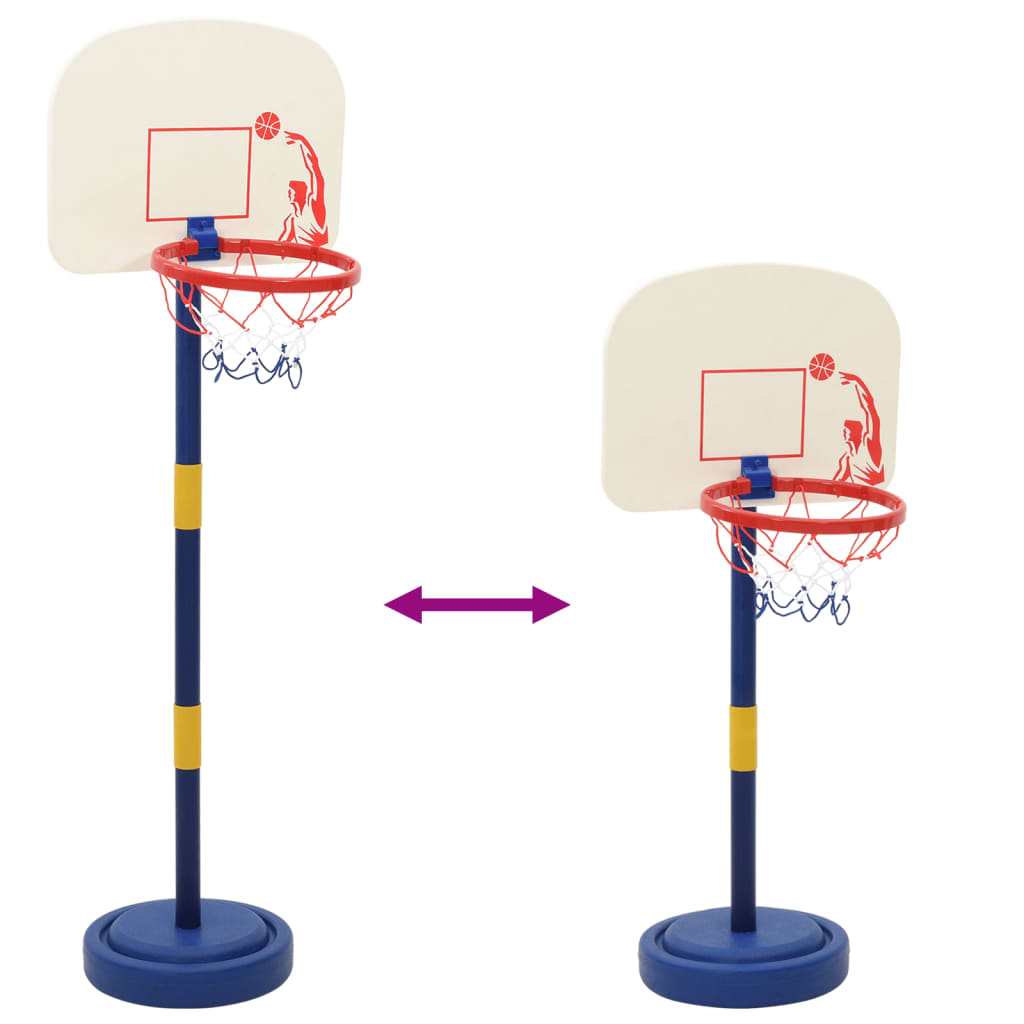 Basketballkorb mit Ständer, Ball & Pumpe Verstellbar 90/121 cm - Premium Kinder-Basketball-Sets - Just €58.94! Shop now at homesales4u