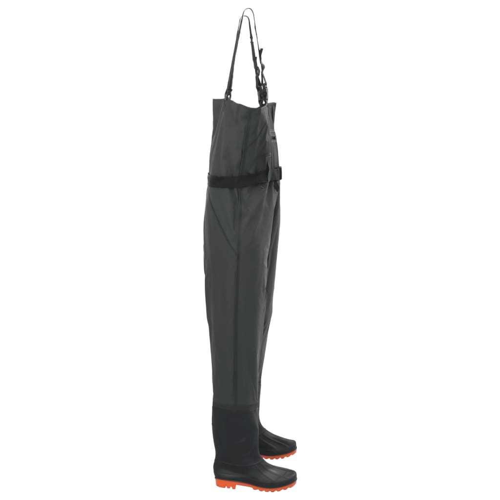 Wathose mit Stiefeln und Gürtel Dunkelgrün Größe 43 - Premium Wathosen für Angler & Jäger - Just €50.66! Shop now at homesales4u
