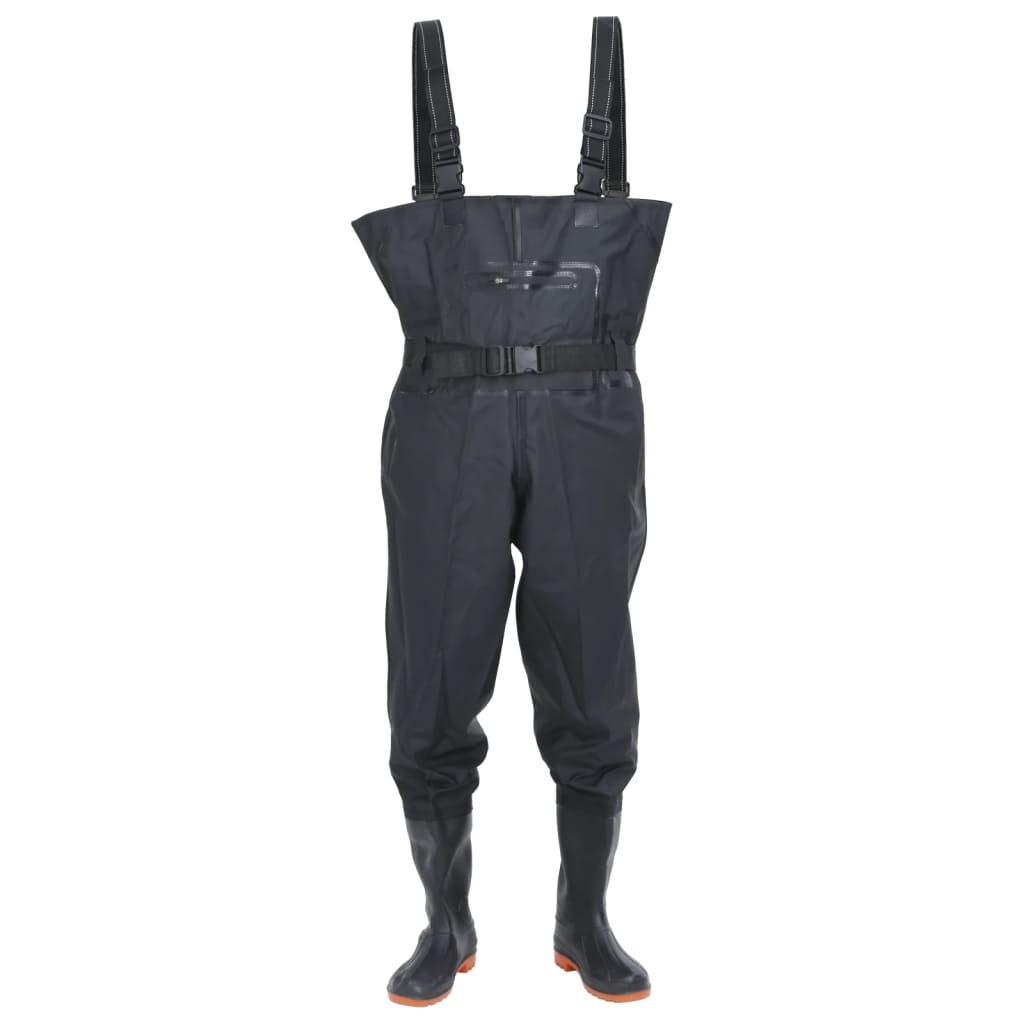 Wathose mit Stiefeln und Gürtel Schwarz Größe 39 - Premium Wathosen für Angler & Jäger - Just €50.36! Shop now at homesales4u