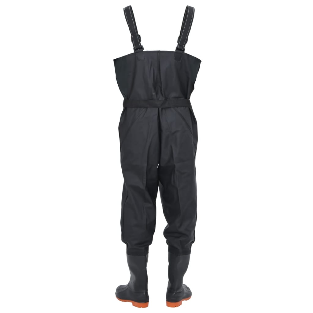 Wathose mit Stiefeln und Gürtel Schwarz Größe 39 - Premium Wathosen für Angler & Jäger - Just €50.36! Shop now at homesales4u