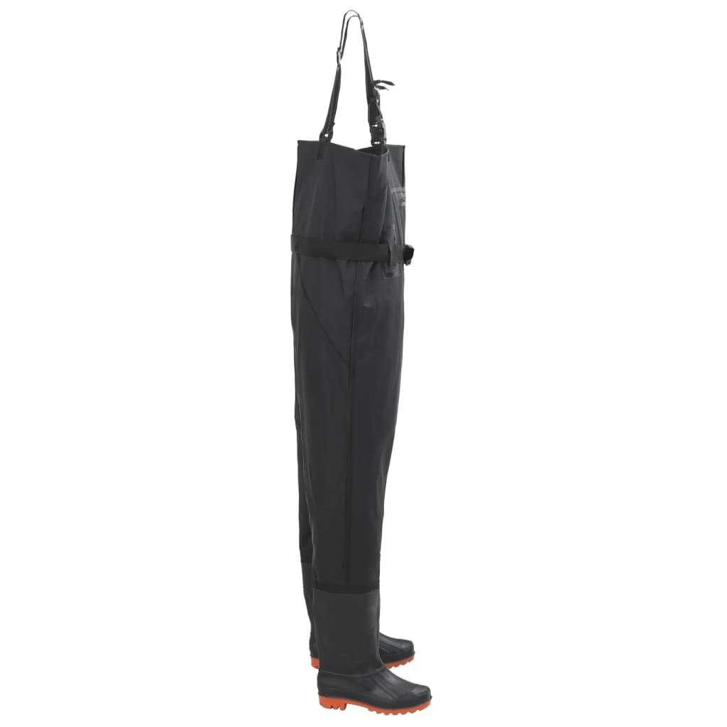 Wathose mit Stiefeln und Gürtel Schwarz Größe 46 - Premium Wathosen für Angler & Jäger - Just €50.66! Shop now at homesales4u