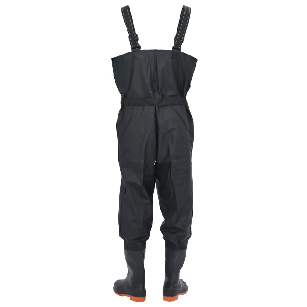 Wathose mit Stiefeln und Gürtel Schwarz Größe 46 - Premium Wathosen für Angler & Jäger - Just €50.66! Shop now at homesales4u