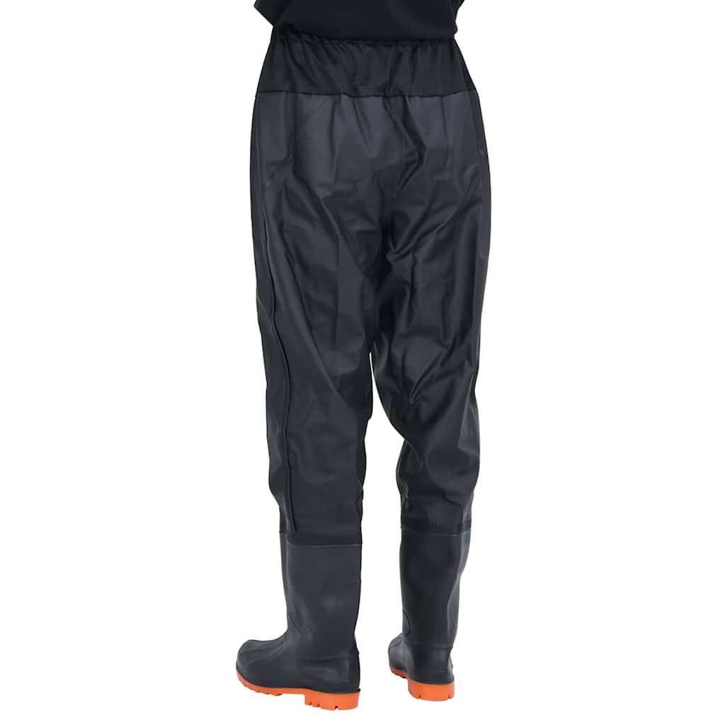 Hüftwathose mit Stiefeln Schwarz Größe 46 - Premium Wathosen für Angler & Jäger - Just €48.38! Shop now at homesales4u