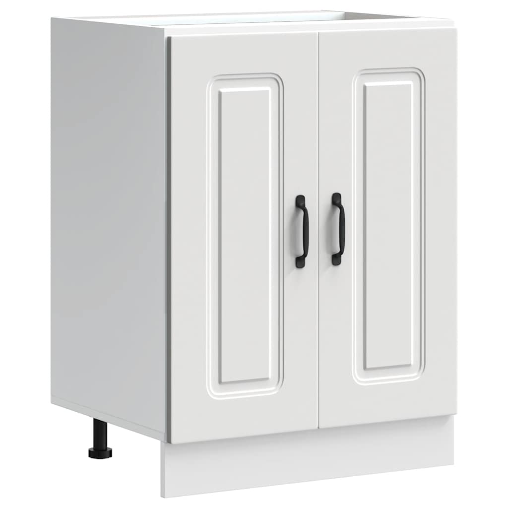 Spülenunterschrank Kalmar Weiß 60x46x81,5 cm Holzwerkstoff - Premium Küchenschränke - Just €98.07! Shop now at homesales4u