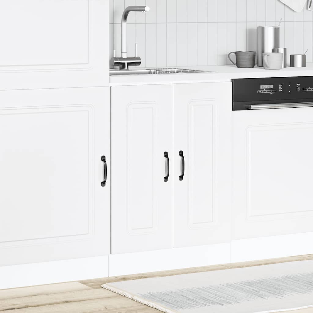Spülenunterschrank Kalmar Weiß 60x46x81,5 cm Holzwerkstoff - Premium Küchenschränke - Just €98.07! Shop now at homesales4u