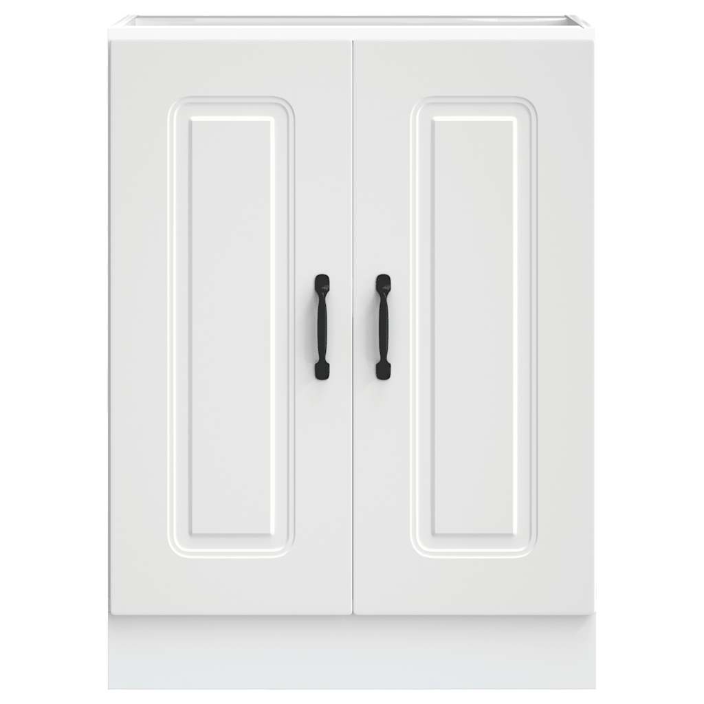 Spülenunterschrank Kalmar Weiß 60x46x81,5 cm Holzwerkstoff - Premium Küchenschränke - Just €98.07! Shop now at homesales4u