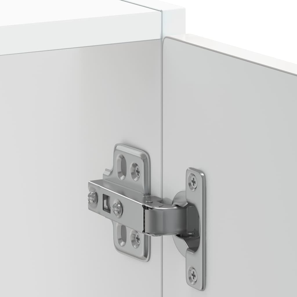 Spülenunterschrank Kalmar Hochglanz-Weiß 60x46x81,5 cm - Premium Küchenschränke - Just €106.25! Shop now at homesales4u