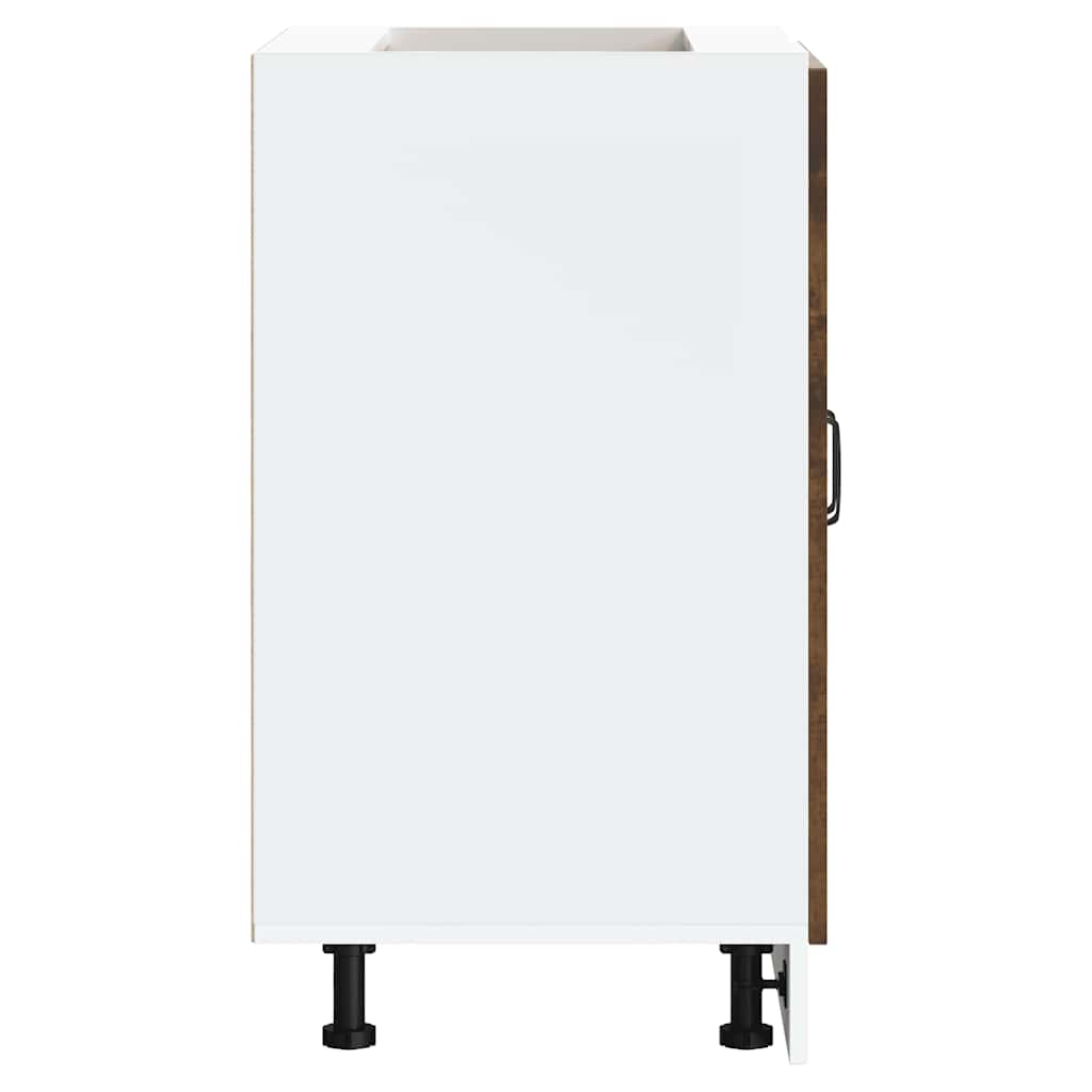 Spülenunterschrank Kalmar Räuchereiche 60x46x81,5 cm - Premium Küchenschränke - Just €94.64! Shop now at homesales4u