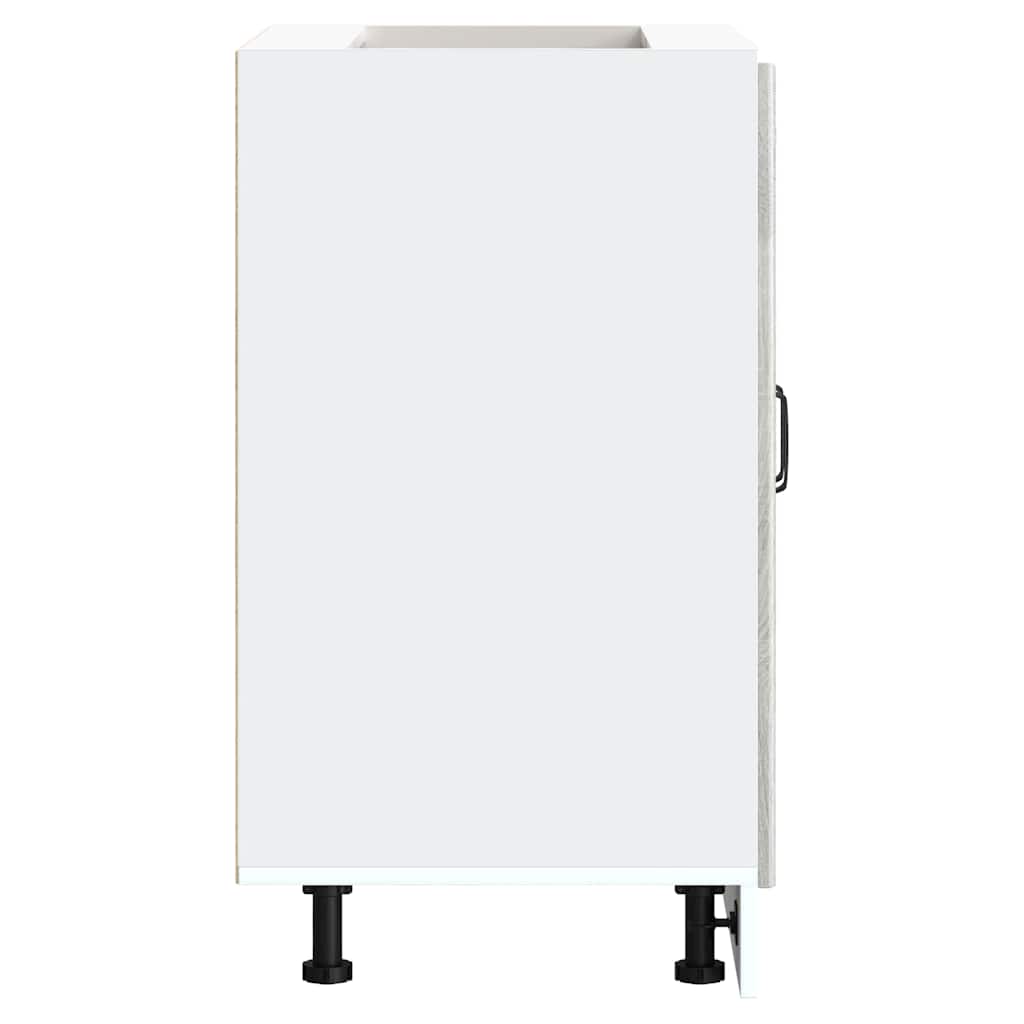 Spülenunterschrank Kalmar Grau Sonoma 60x46x81,5 cm - Premium Küchenschränke - Just €94.29! Shop now at homesales4u