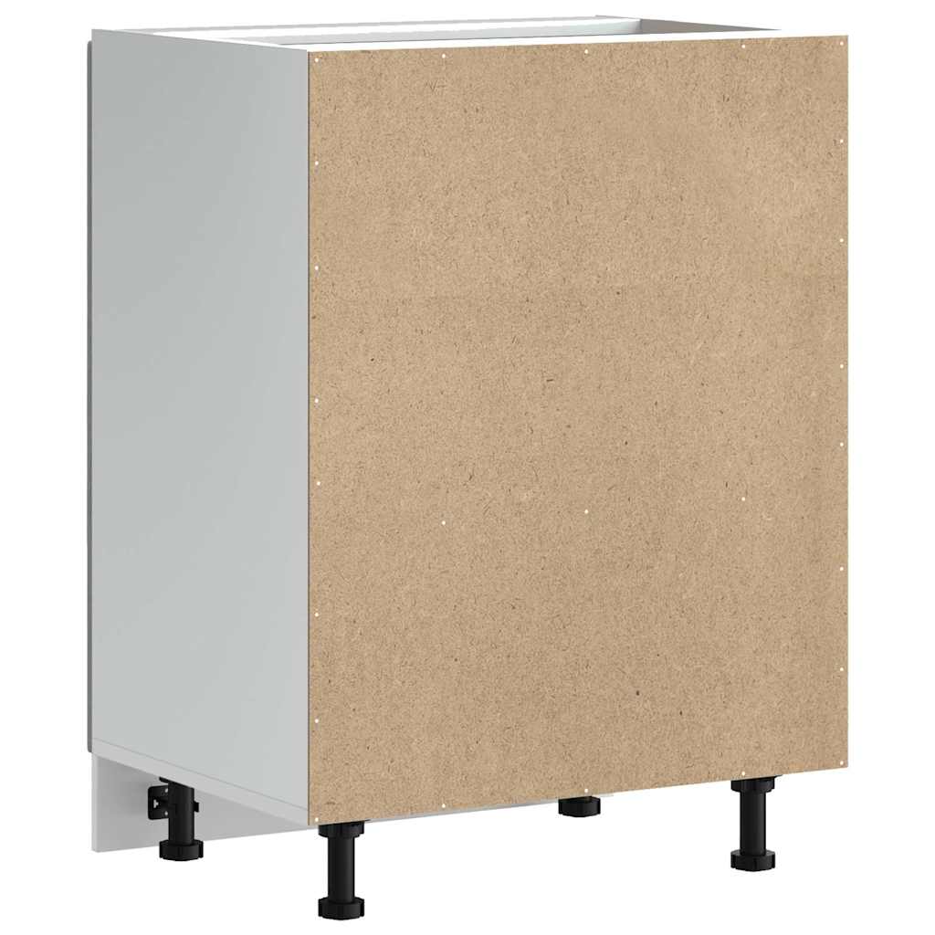 Spülenunterschrank Kalmar Grau Sonoma 60x46x81,5 cm - Premium Küchenschränke - Just €94.29! Shop now at homesales4u