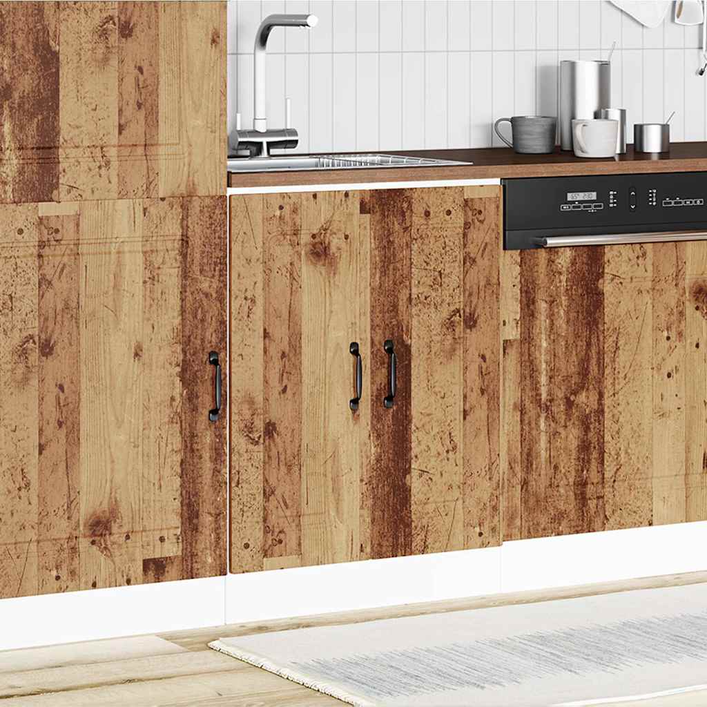 Spülenunterschrank Kalmar Altholz-Optik 60x46x81,5 cm - Premium Küchenschränke - Just €94.33! Shop now at homesales4u