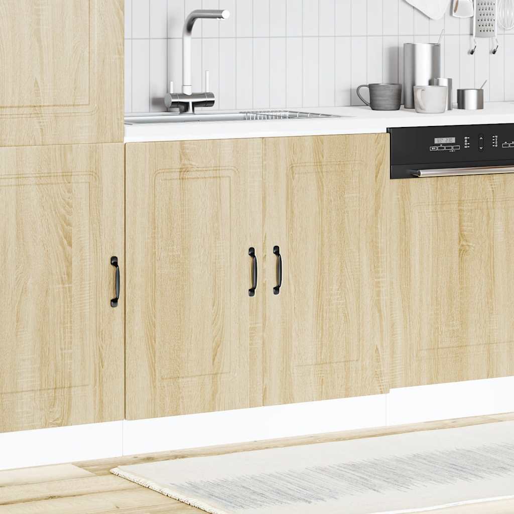 Spülenunterschrank Kalmar Sonoma-Eiche 80x46x81,5 cm - Premium Küchenschränke - Just €83.37! Shop now at homesales4u