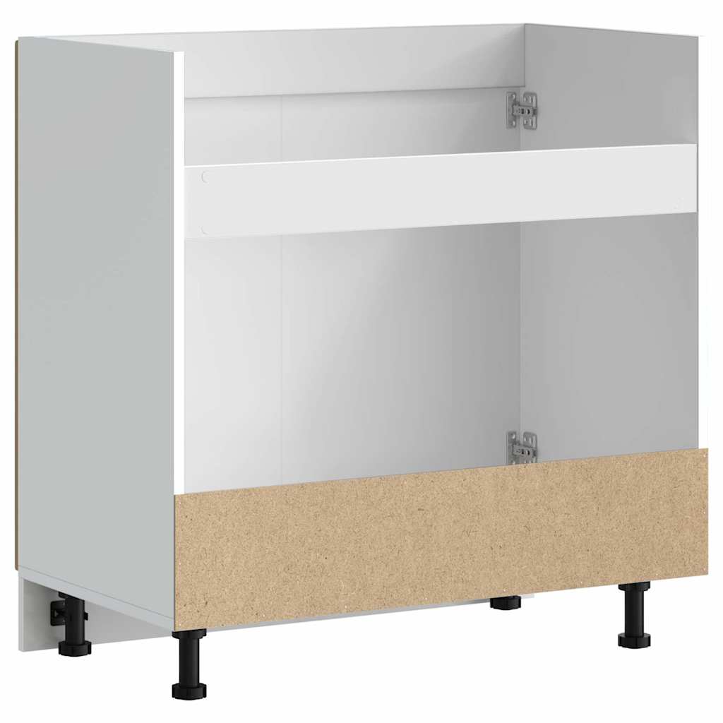 Spülenunterschrank Kalmar Sonoma-Eiche 80x46x81,5 cm - Premium Küchenschränke - Just €83.37! Shop now at homesales4u