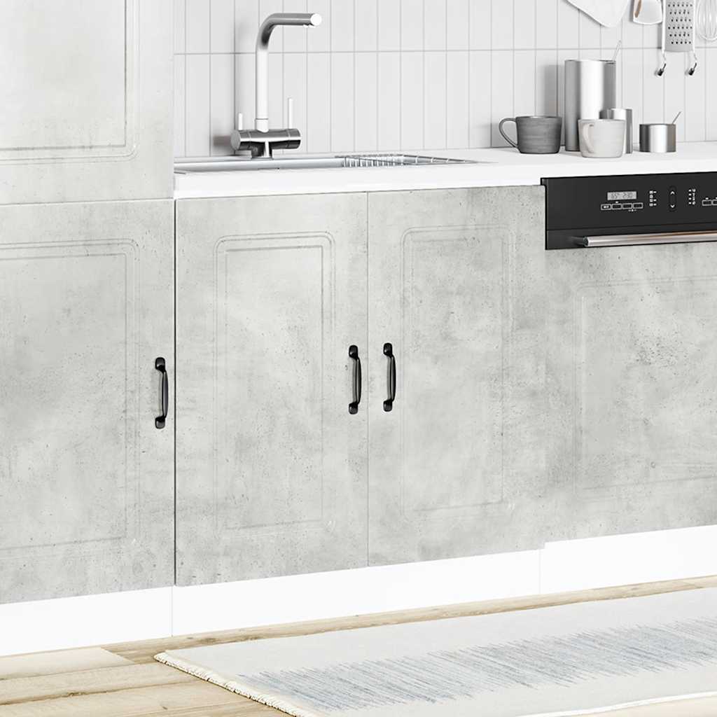 Spülenunterschrank Kalmar Betongrau 80x46x81,5 cm Holzwerkstoff - Premium Küchenschränke - Just €86.92! Shop now at homesales4u