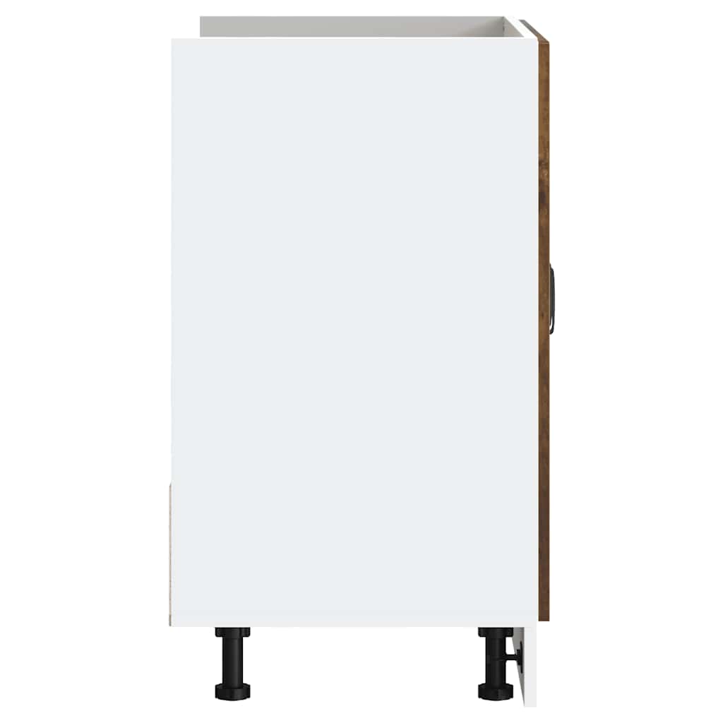 Spülenunterschrank Kalmar Räuchereiche 80x46x81,5 cm - Premium Küchenschränke - Just €90.03! Shop now at homesales4u