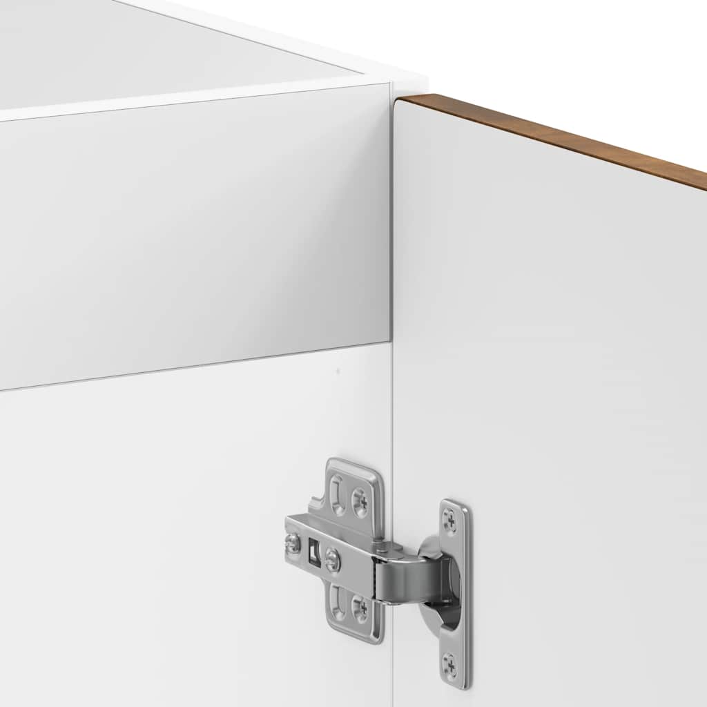 Spülenunterschrank Kalmar Räuchereiche 80x46x81,5 cm - Premium Küchenschränke - Just €90.03! Shop now at homesales4u