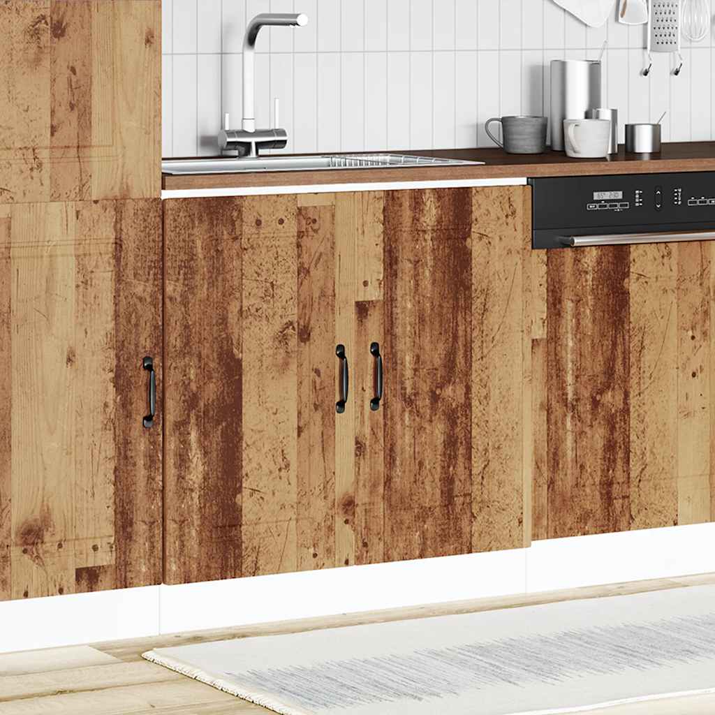 Spülenunterschrank Kalmar Altholz-Optik 80x46x81,5 cm - Premium Küchenschränke - Just €92.86! Shop now at homesales4u