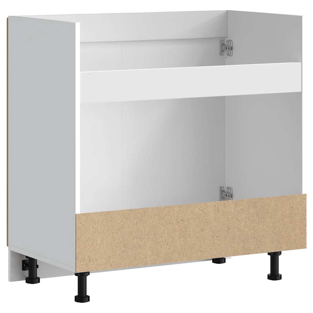 Spülenunterschrank Kalmar Artisan-Eiche 80x46x81,5 cm - Premium Küchenschränke - Just €90.03! Shop now at homesales4u