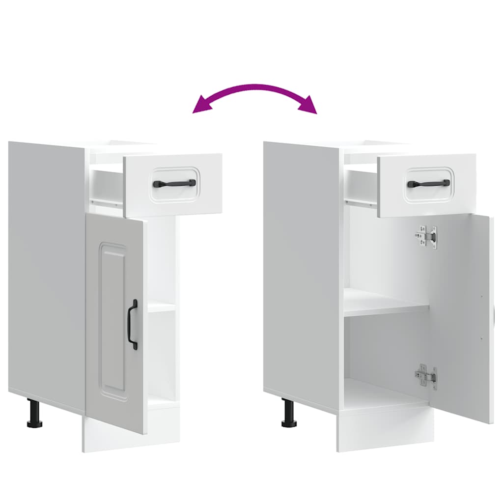 Küchenunterschrank Kalmar Weiß Holzwerkstoff - Premium Küchenschränke - Just €82.15! Shop now at homesales4u