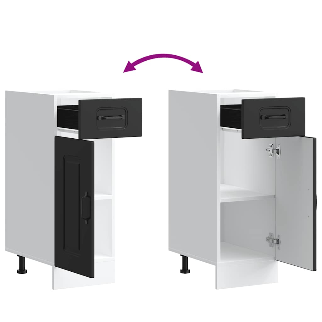 Küchenunterschrank Kalmar Schwarz Holzwerkstoff - Premium Küchenschränke - Just €78.48! Shop now at homesales4u