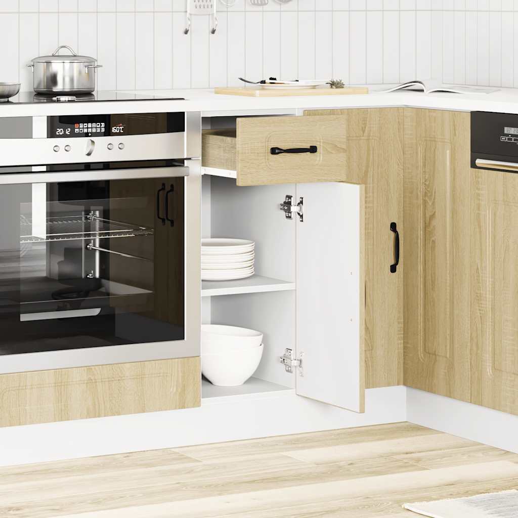 Küchenunterschrank Kalmar Sonoma-Eiche Holzwerkstoff - Premium Küchenschränke - Just €78.48! Shop now at homesales4u
