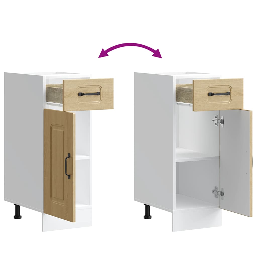 Küchenunterschrank Kalmar Sonoma-Eiche Holzwerkstoff - Premium Küchenschränke - Just €78.48! Shop now at homesales4u