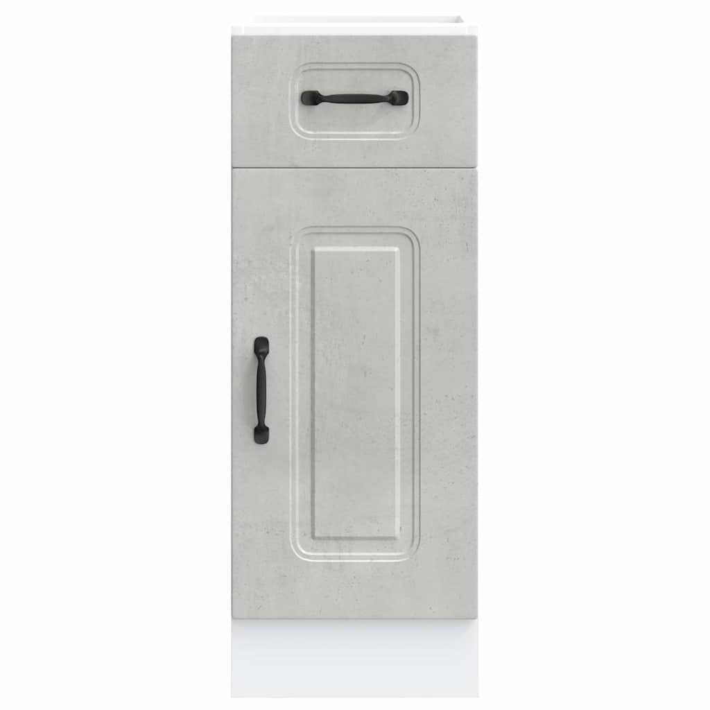 Küchenunterschrank Kalmar Betongrau Holzwerkstoff - Premium Küchenschränke - Just €76.19! Shop now at homesales4u