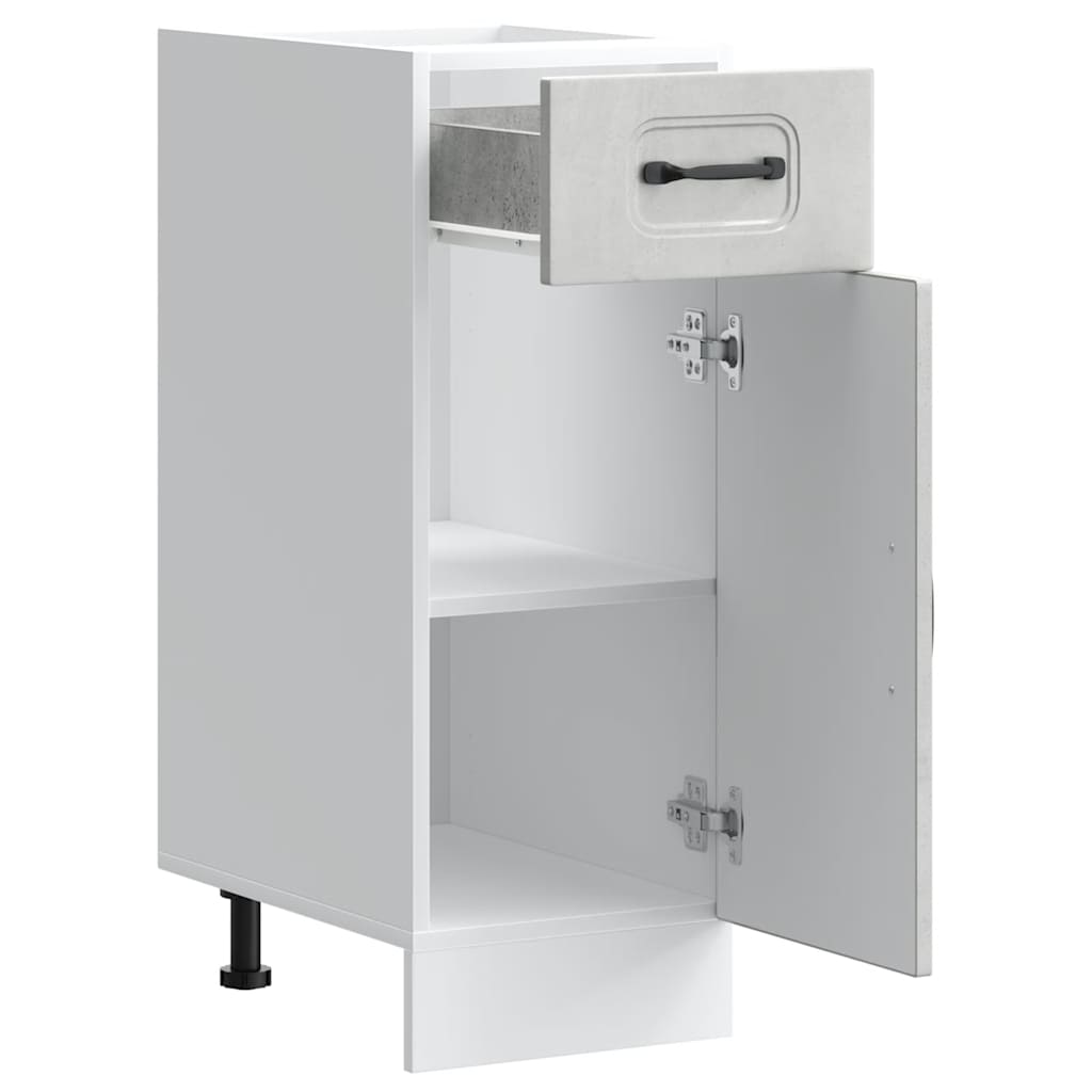 Küchenunterschrank Kalmar Betongrau Holzwerkstoff - Premium Küchenschränke - Just €76.19! Shop now at homesales4u
