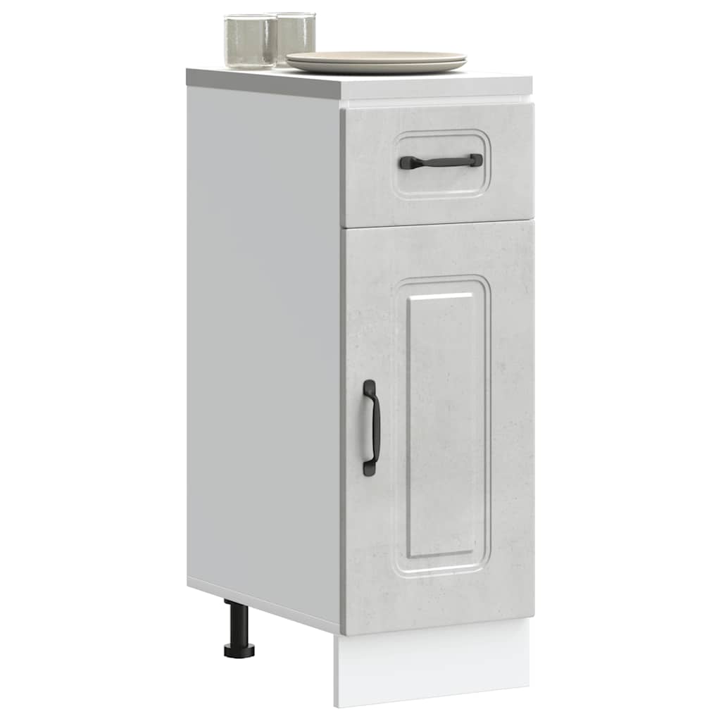 Küchenunterschrank Kalmar Betongrau Holzwerkstoff - Premium Küchenschränke - Just €76.19! Shop now at homesales4u