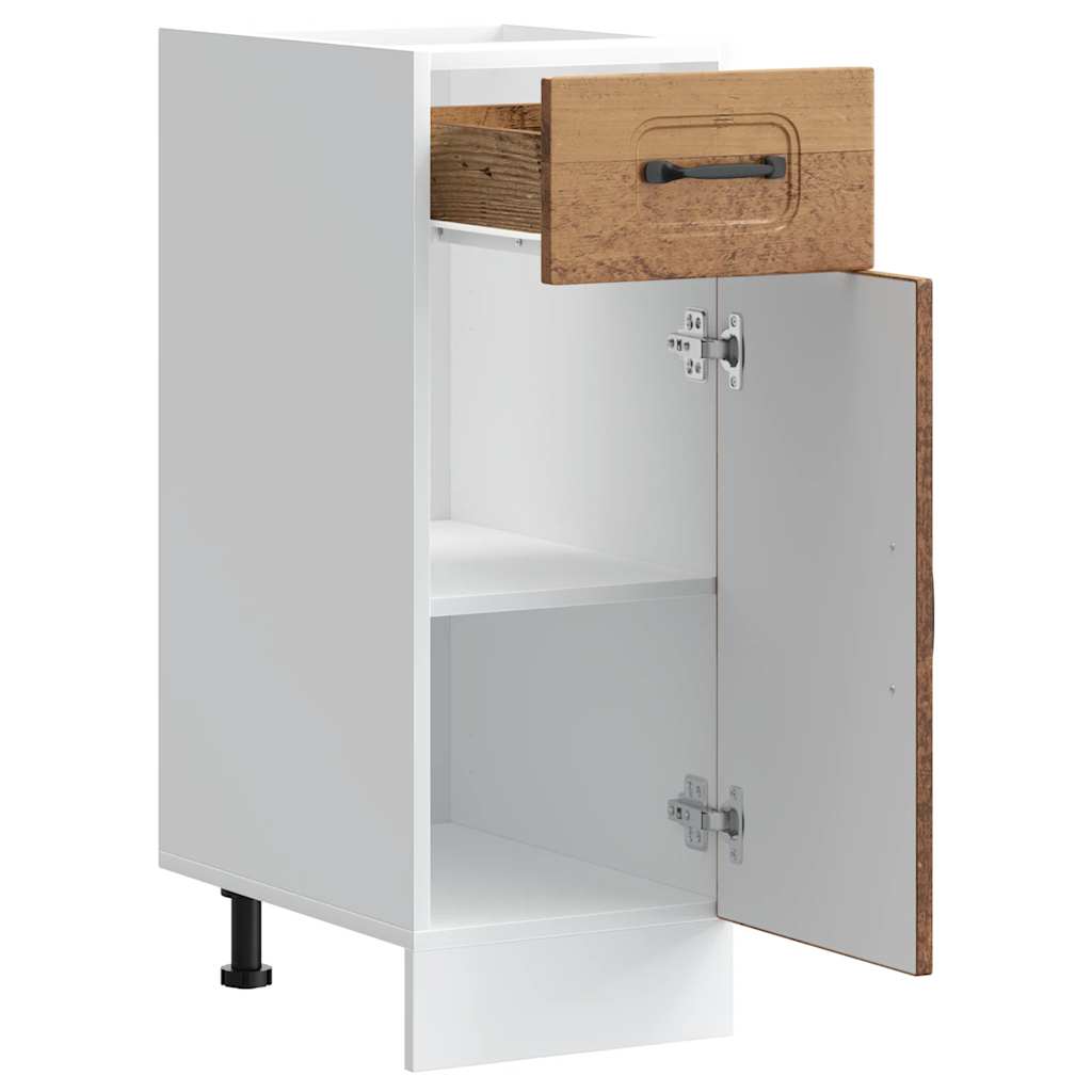 Küchenunterschrank Kalmar Altholz-Optik Holzwerkstoff - Premium Küchenschränke - Just €76.30! Shop now at homesales4u