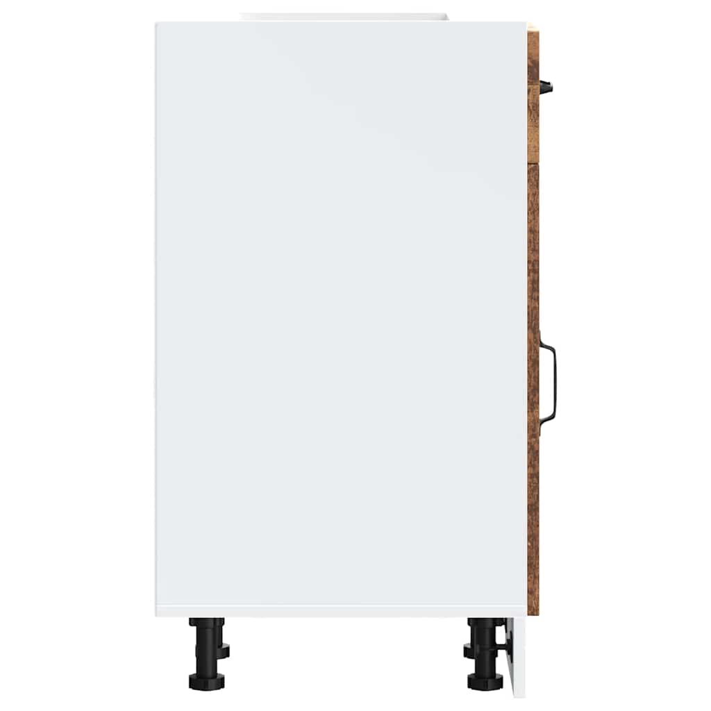 Küchenunterschrank Kalmar Altholz-Optik Holzwerkstoff - Premium Küchenschränke - Just €76.30! Shop now at homesales4u