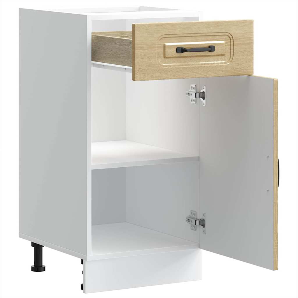 Küchenunterschrank Kalmar Sonoma-Eiche Holzwerkstoff - Premium Küchenschränke - Just €89.61! Shop now at homesales4u