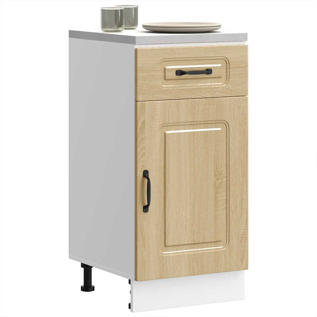 Küchenunterschrank Kalmar Sonoma-Eiche Holzwerkstoff - Premium Küchenschränke - Just €89.61! Shop now at homesales4u