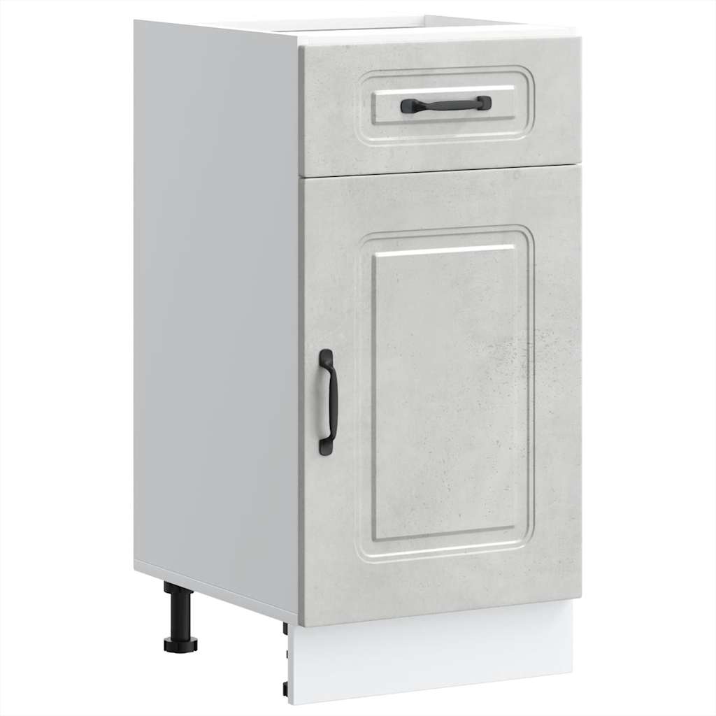 Küchenunterschrank Kalmar Betongrau Holzwerkstoff - Premium Küchenschränke - Just €94.98! Shop now at homesales4u