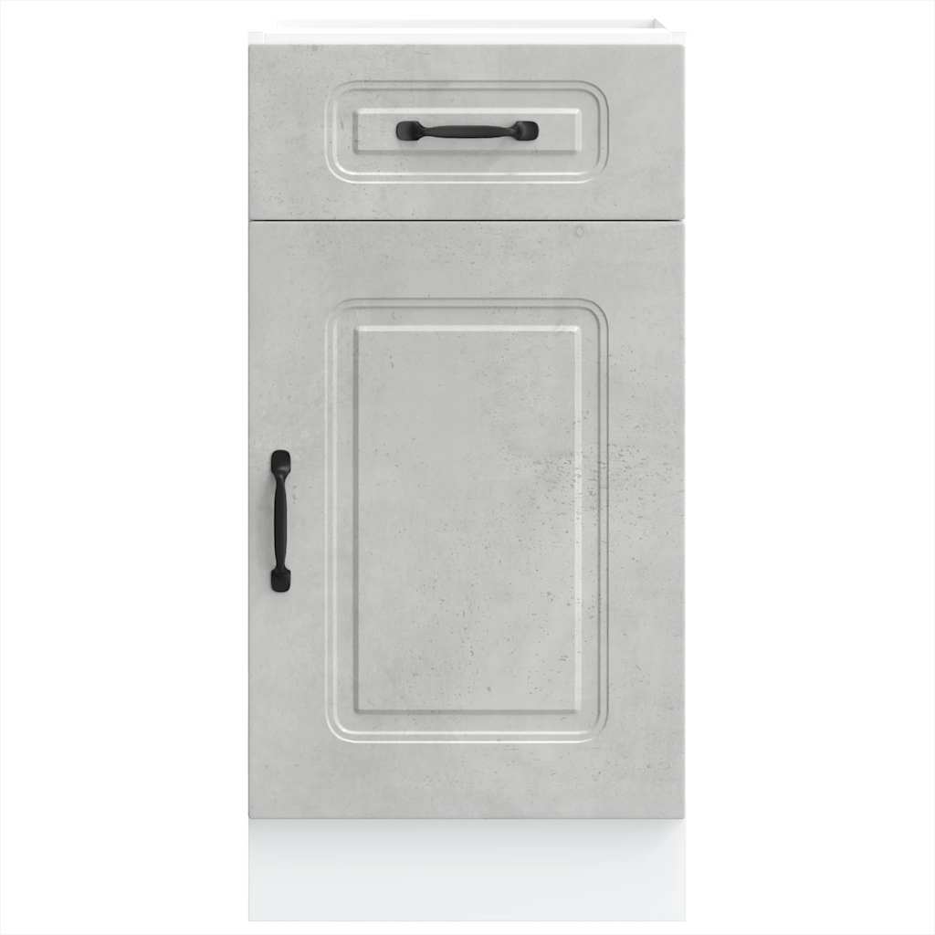 Küchenunterschrank Kalmar Betongrau Holzwerkstoff - Premium Küchenschränke - Just €94.98! Shop now at homesales4u