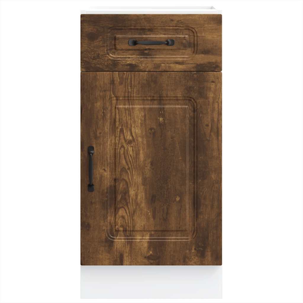 Küchenunterschrank Kalmar Räuchereiche Holzwerkstoff - Premium Küchenschränke - Just €95.59! Shop now at homesales4u