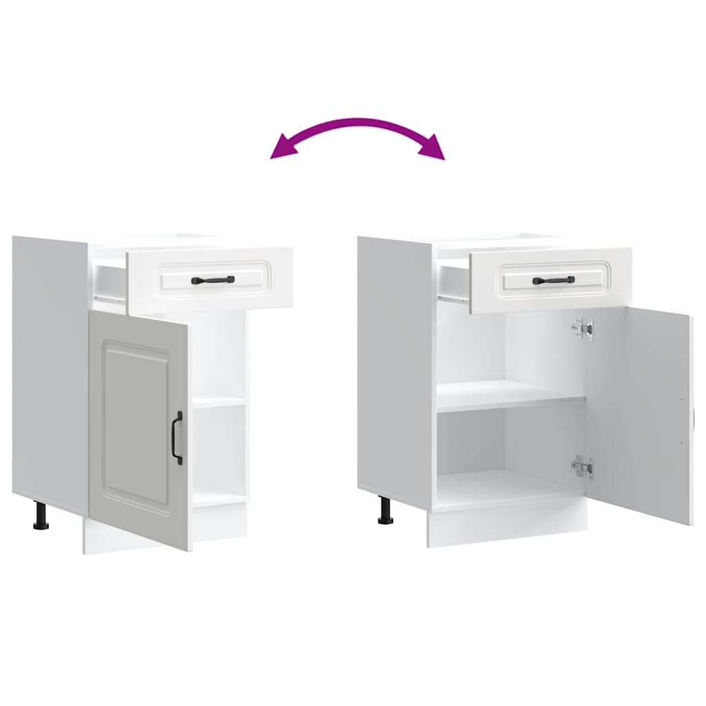 Küchenunterschrank Kalmar Weiß Holzwerkstoff - Premium Küchenschränke - Just €111.61! Shop now at homesales4u