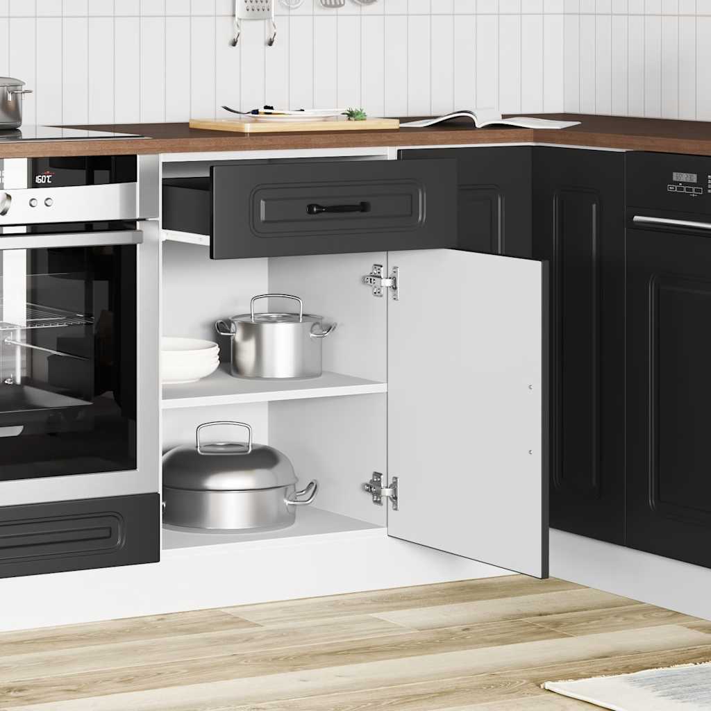 Küchenunterschrank Kalmar Schwarz Holzwerkstoff - Premium Küchenschränke - Just €109.65! Shop now at homesales4u