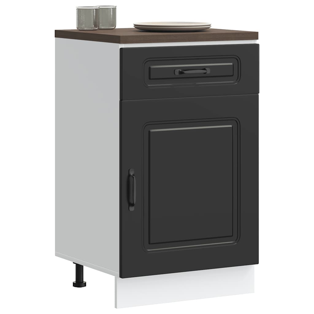Küchenunterschrank Kalmar Schwarz Holzwerkstoff - Premium Küchenschränke - Just €109.65! Shop now at homesales4u