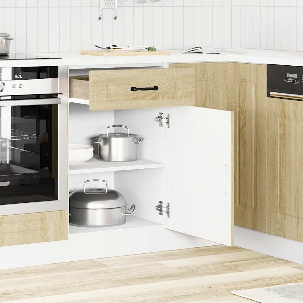 Küchenunterschrank Kalmar Sonoma-Eiche Holzwerkstoff - Premium Küchenschränke - Just €110.13! Shop now at homesales4u